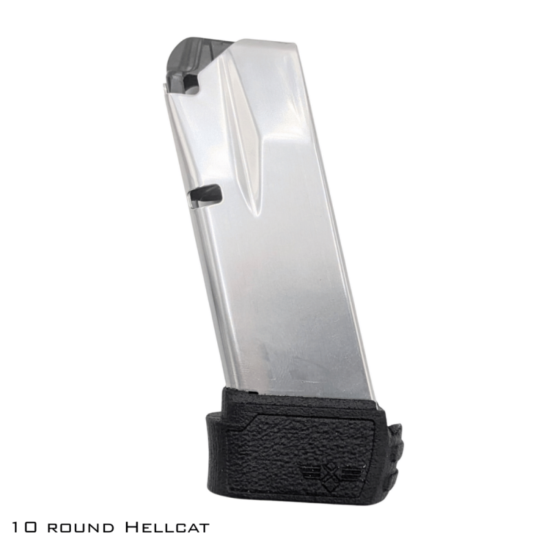 10rd Extended Hellcat Mag Springfield Hellcat 10 round extended magazine with grip extension