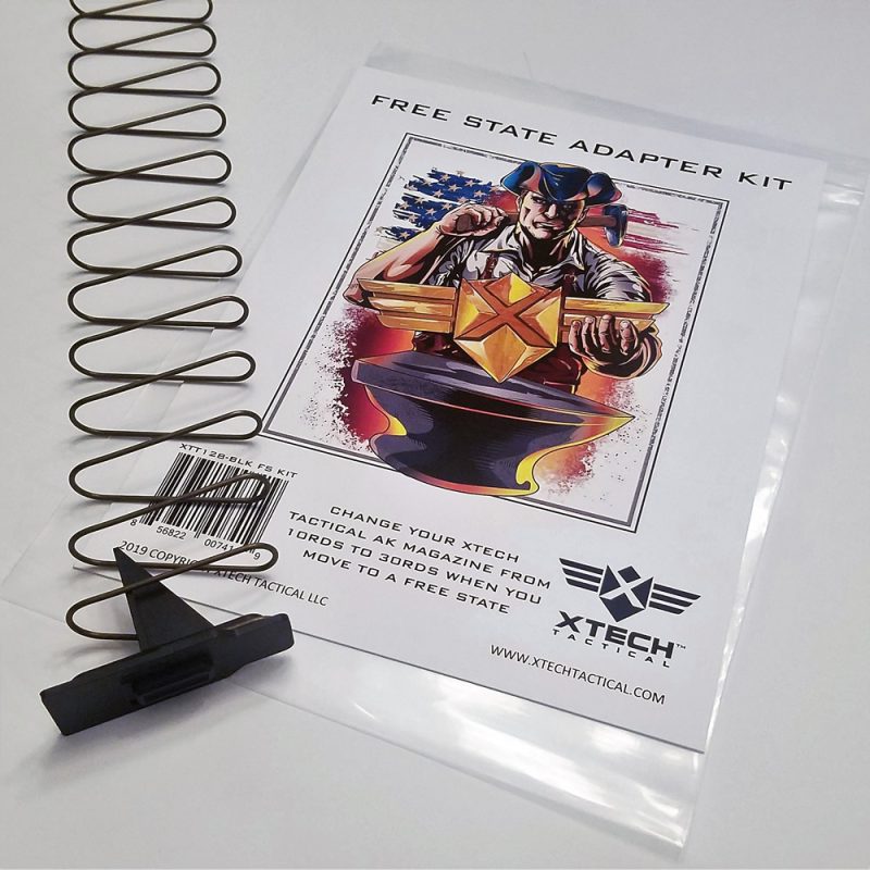 MAG47 Free State Adaptor Kit Flat with Packaging XTT132-FSA MAG47 Free State Adaptor kit with packaging shown flat