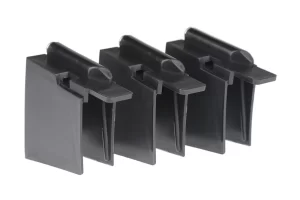 Weapontech BHO follower 3 pack for last round hold open with AK47 7.62 platform. Shown upright front 3 units