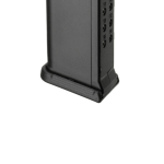 Enhanced base plate shown on Glock 19 magazine
