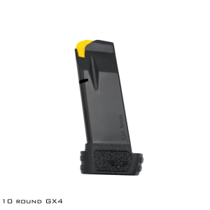 Taurus GX4 10 round extended clip upright facing left