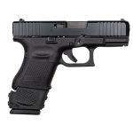 Glock 29 extended magazine in pistol facing right
