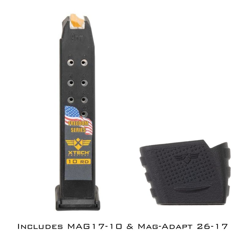 MAG26-10L Extended 10rd Glock 26 mag 10 round state extended magazine for Glock 26