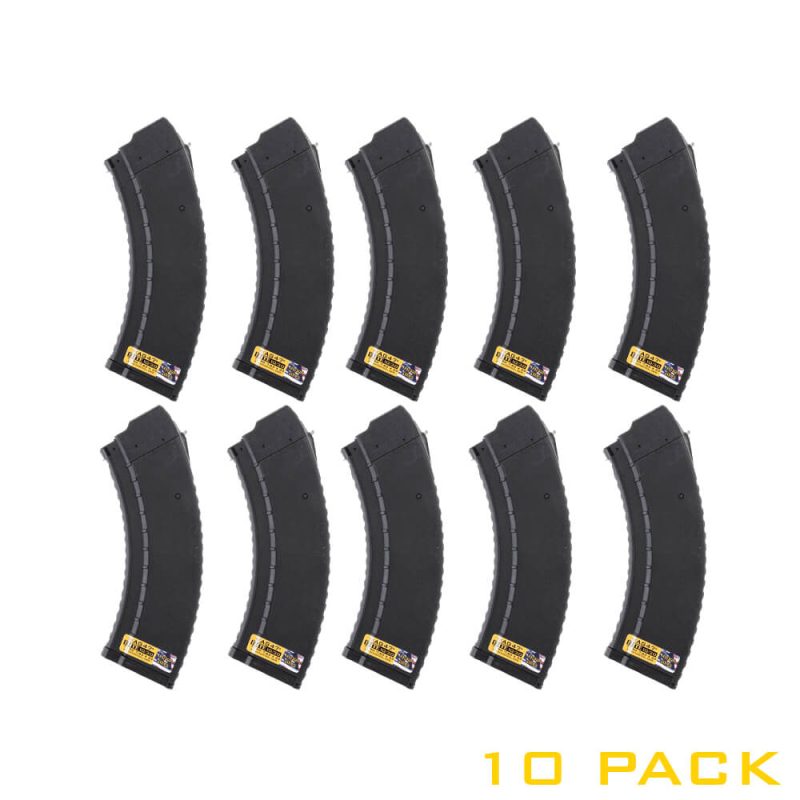 10 pack of slab side 10 round ak47 magazines