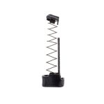 MTX 365 380 magazine extension for Sig Sauer P365 380 kit components shown upright facing right in black color. Includes extension, spring, follower and spring button.