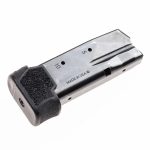 MTX 365 380 installed on Sig Sauer P 365 380 magazine making an extended magazine. Shown angled right in all black parts.