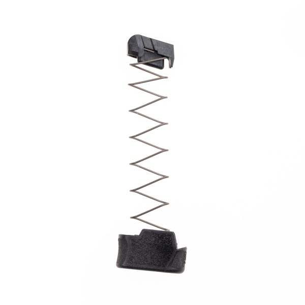 MTX 365 components upright and facing left. Parts are black