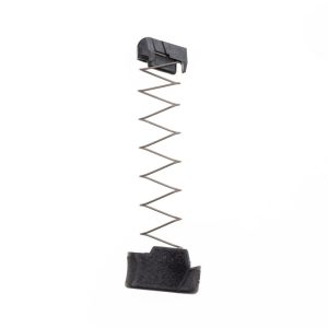 MTX 365 components upright and facing left. Parts are black