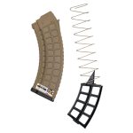 FDE AK47 magazine 10/30 10rd state compliant AK magazine upright facing left