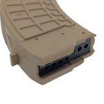 OEM47 FDE AK-47 Magazine Top Top of OEM47 FDE showing ported follower