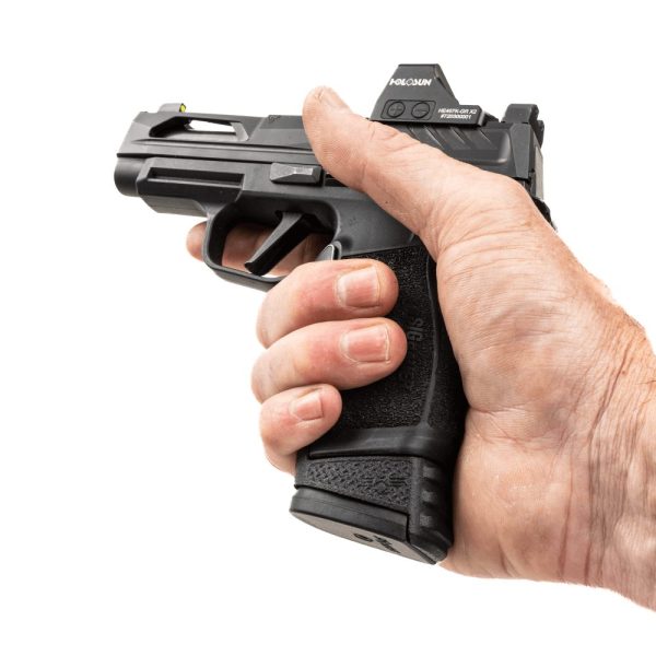 P365 XL with extended mag facing left shown with MAG-ADAPT 365xl