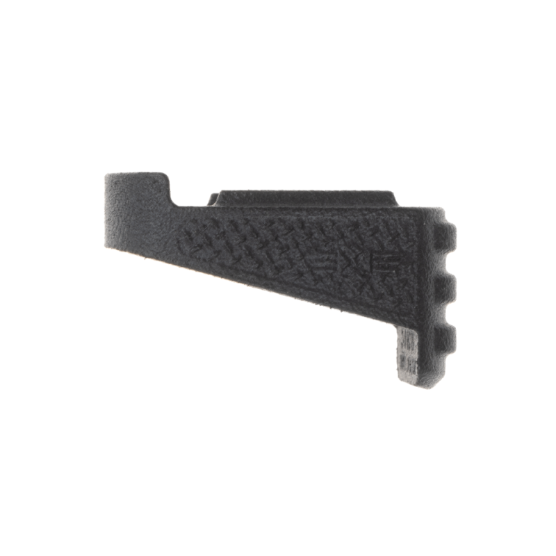 Black magazine sleeve for P365xl facing left no magazine shown.