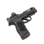 P365xl with extended 17 round mag P365XL with 17 round magazine in black facing right