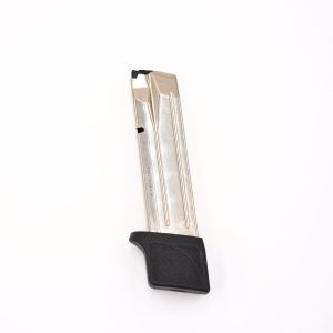 M&P 2.0 Extended Mag with 22 Rounds facing left with nickel coating