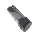 Sig 365 17rd mag with adaptor Sig P365 extended magazine with sleeve in black upright facing left