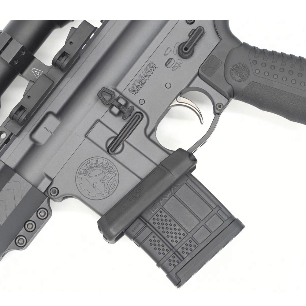 Enhanced Magwell for AR15's that allows much improved insertion of magazines