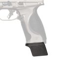 XT3015101 clip extension M&P extension for magazine shown on pistol with handgun transparent