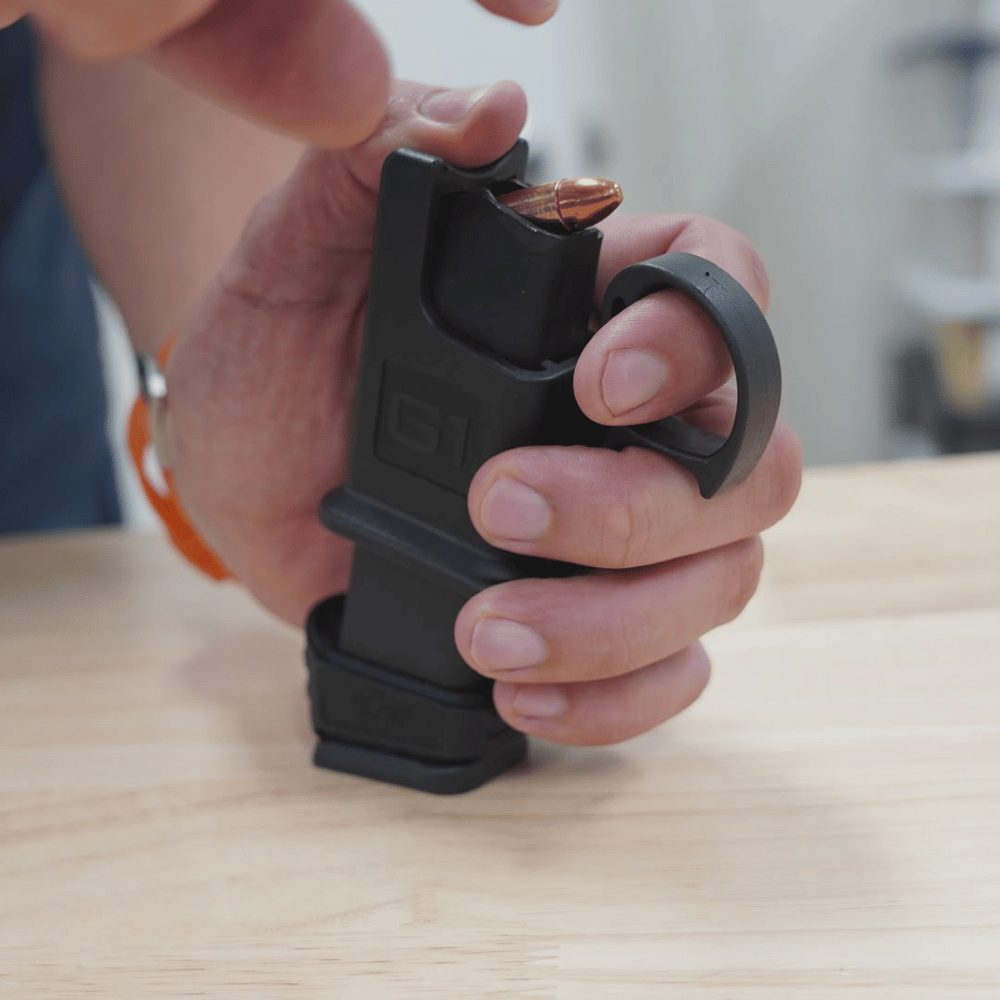 Showing the LDR 2000 G1 one in use in hand loading rounds