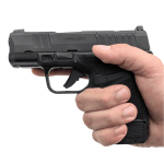Hellcat with the Grip Extension is ideal Springfield Hellcat with the XTech grip extension provides the perfect grip